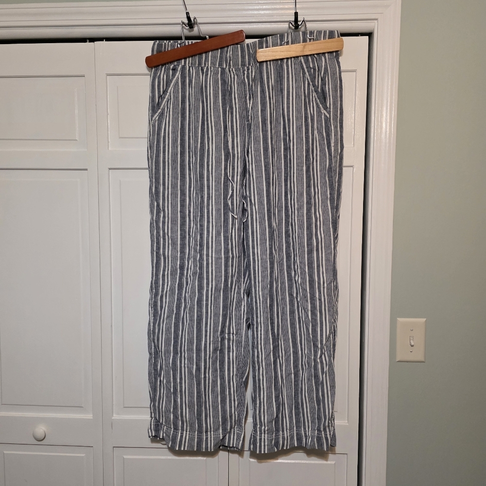 Lane Bryant Lot of 2 Outfits - Linen - Tops 18/20, Pants 20L - Picture 8 of 13